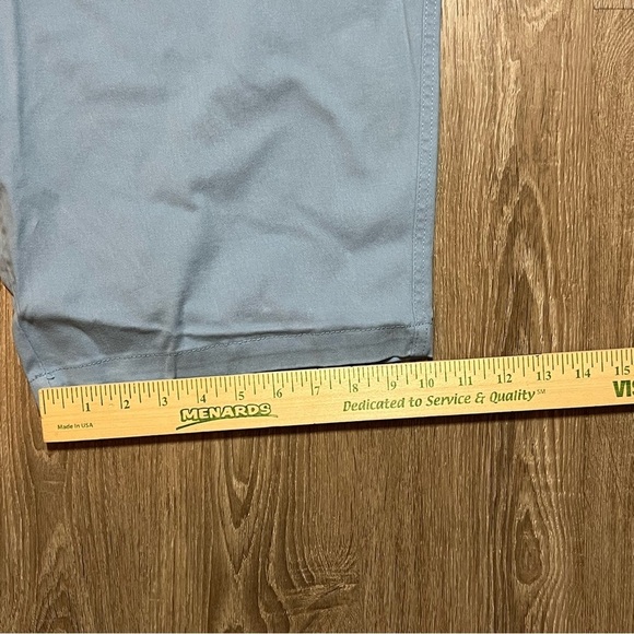 New Women Within 28W Petite Light Blue Capri Plus Size Pants - Picture 6 of 13